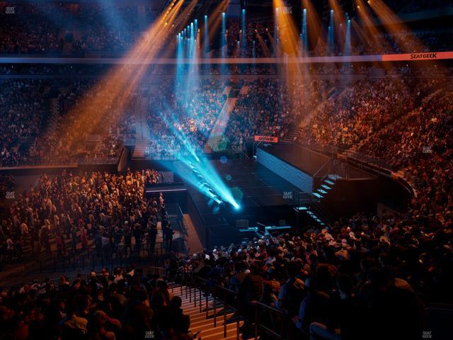 Madison Square Garden - Section 108 Wc Seat View