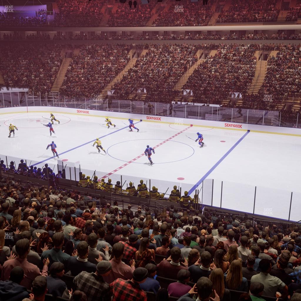 Madison Square Garden - Section 108 Wc Seat View