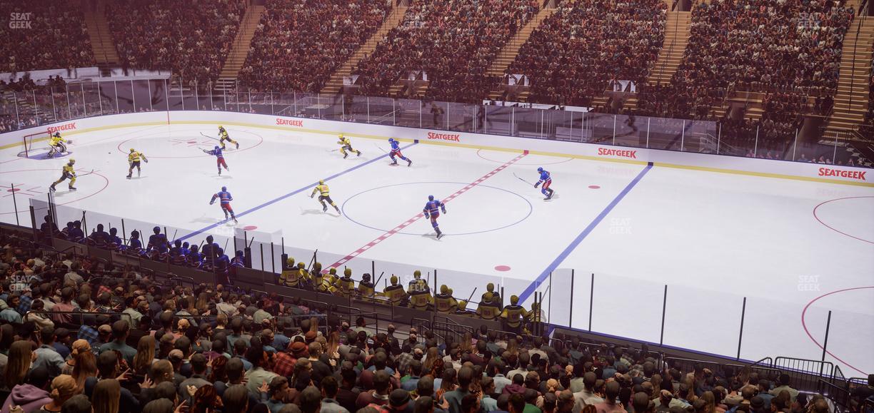 Madison Square Garden - Section 108 Wc Seat View