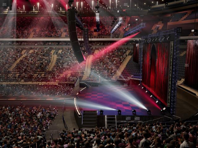 Madison Square Garden - Section 109 Wc Seat View