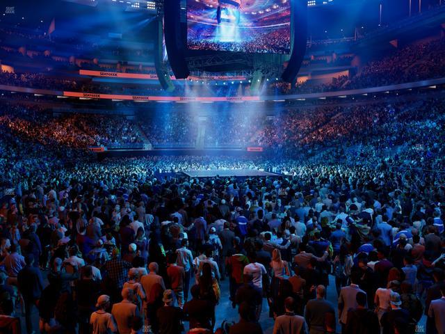 Official view from Section 111 at Madison Square Garden