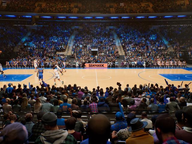 Official view from Section 117 at Madison Square Garden