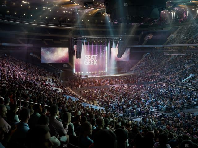 Official view from Section 120 at Madison Square Garden