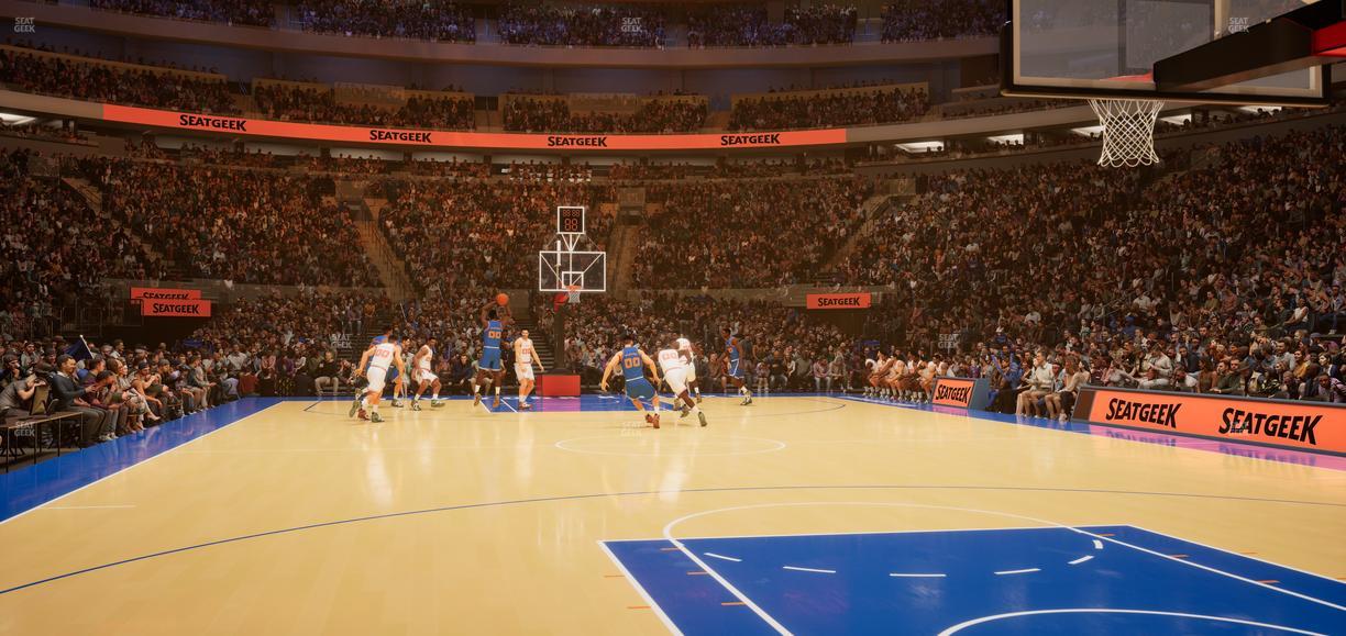Madison Square Garden - Section 2 D Seat View