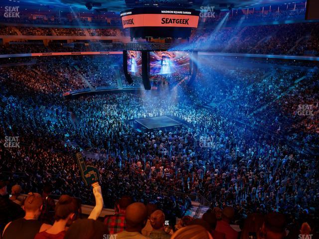 Madison Square Garden - Section 202 Seat View Madison Square Garden - Section 202 Seat View