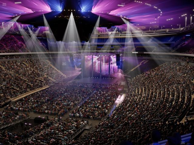 Madison Square Garden - Section 206 Seat View Madison Square Garden - Section 206 Seat View