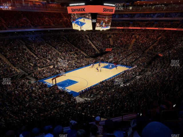 Madison Square Garden - Section 207 Seat View Madison Square Garden - Section 207 Seat View