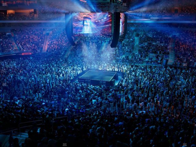 Official view from Section 212 at Madison Square Garden