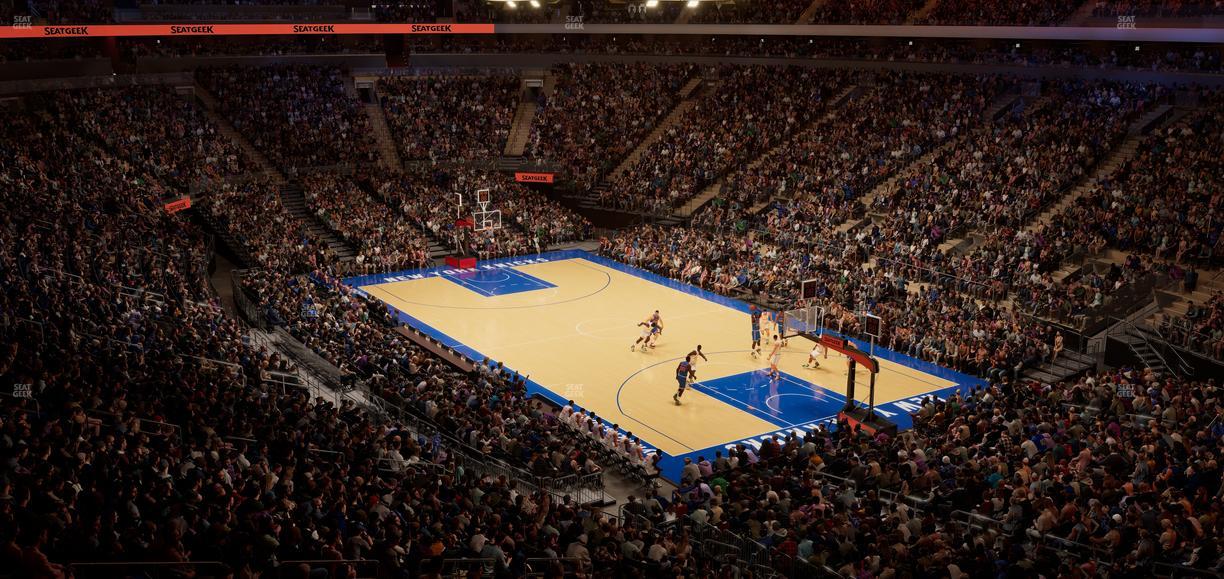 Madison Square Garden - Section 215 P Seat View