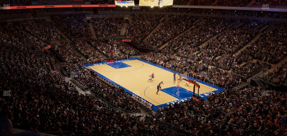 Madison Square Garden - Section 215 P Seat View