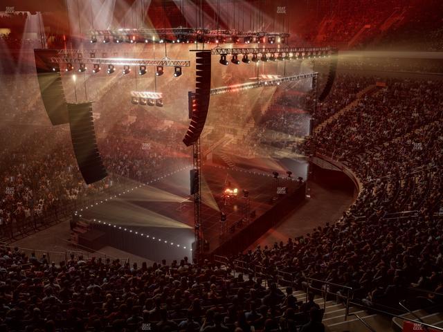 Madison Square Garden - Section 215 P Seat View