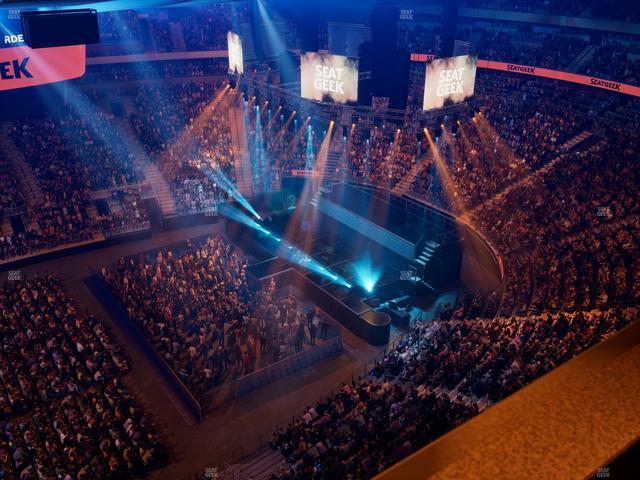 Madison Square Garden - Section 313 Wc Seat View