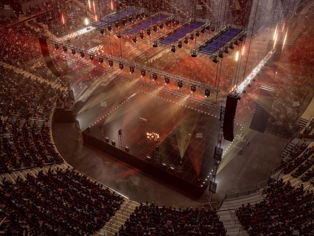 Madison Square Garden - Section 321 Wc Seat View
