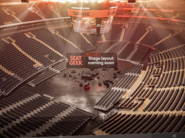 Madison Square Garden - Section 322 Seat View Madison Square Garden - Section 322 Seat View