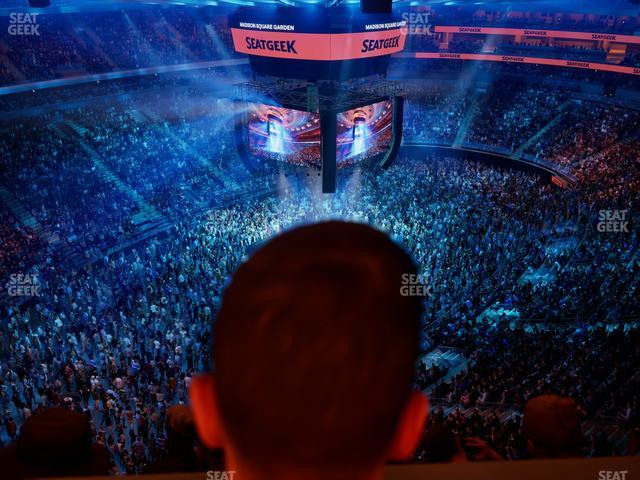 Madison Square Garden - Section 323 Seat View Madison Square Garden - Section 323 Seat View