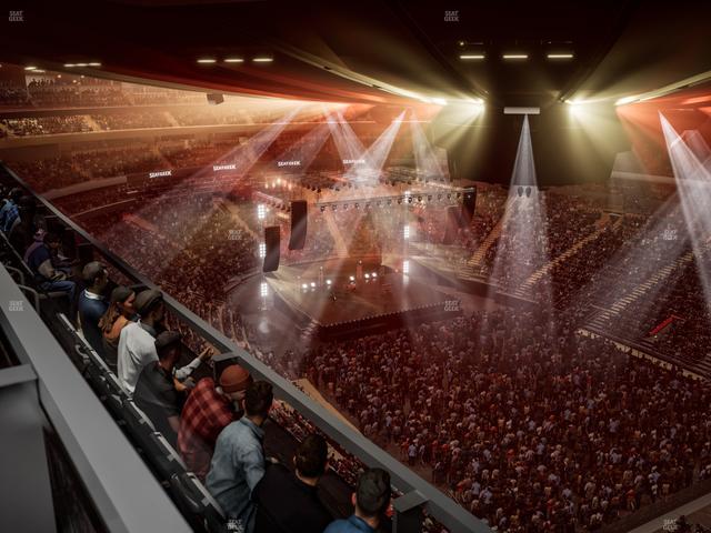 Madison Square Garden - Section 328 Wc Seat View