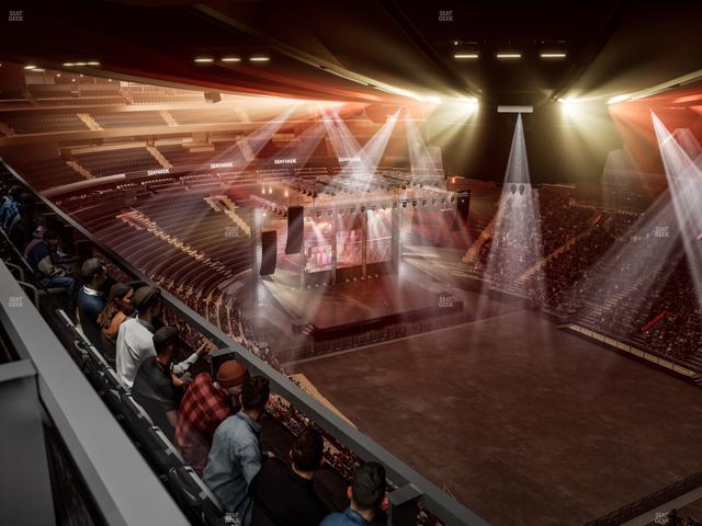 Madison Square Garden - Section 328 Wc Seat View