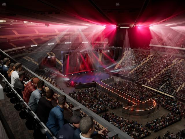 Madison Square Garden - Section 328 Wc Seat View