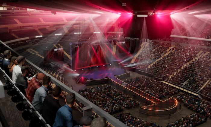 Madison Square Garden - Section 328 Wc Seat View