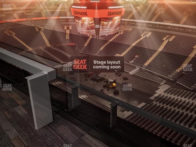 Madison Square Garden - Section 328 Wc Seat View