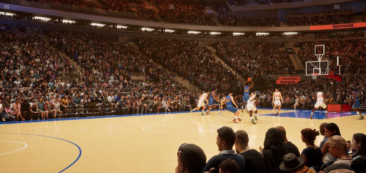 Madison Square Garden - Section 4 D Seat View