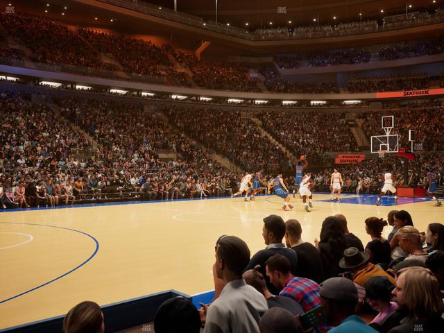 Madison Square Garden - Section 4 D Seat View