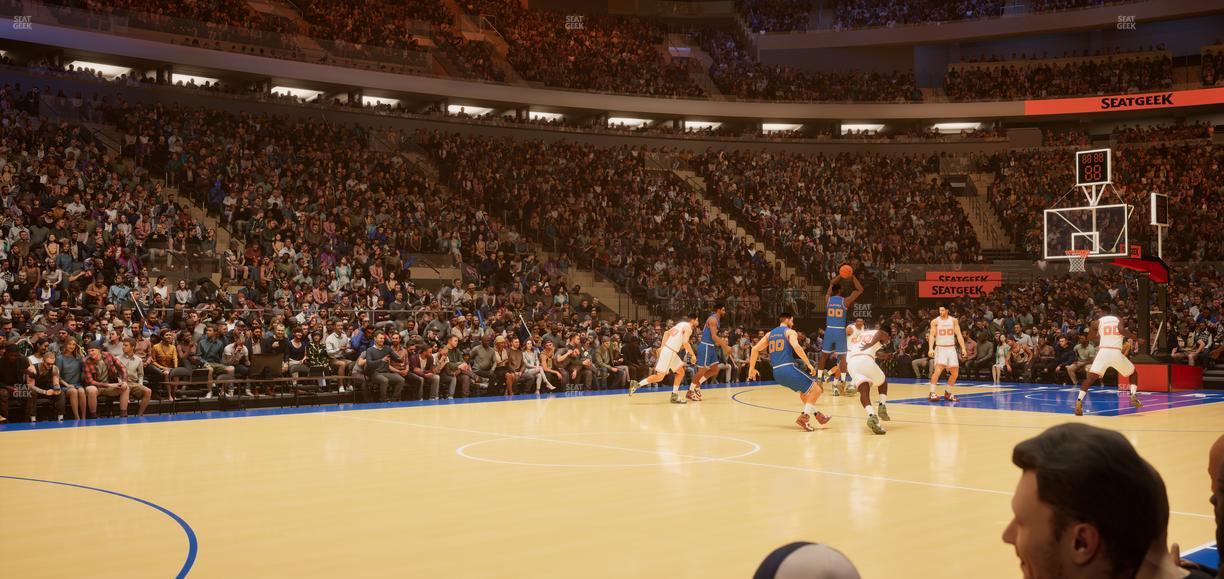 Madison Square Garden - Section 4 D Seat View