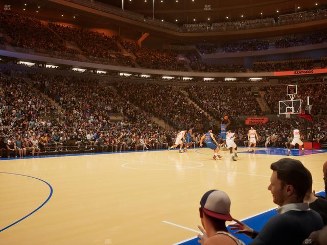 Madison Square Garden - Section 4 D Seat View
