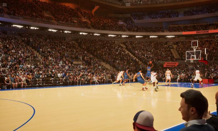 Madison Square Garden - Section 4 D Seat View