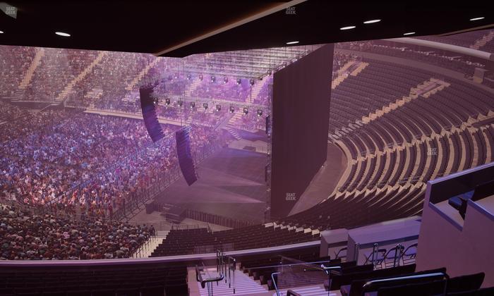 Madison Square Garden - Section 412 Wc Seat View