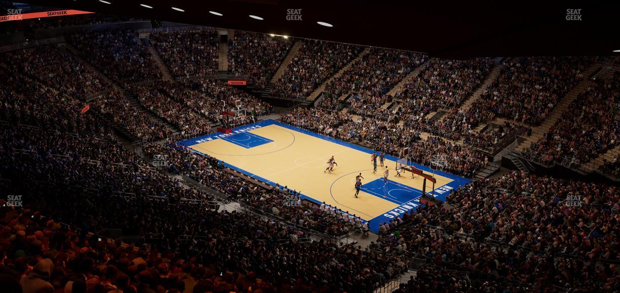 Madison Square Garden - Section 412 Wc Seat View