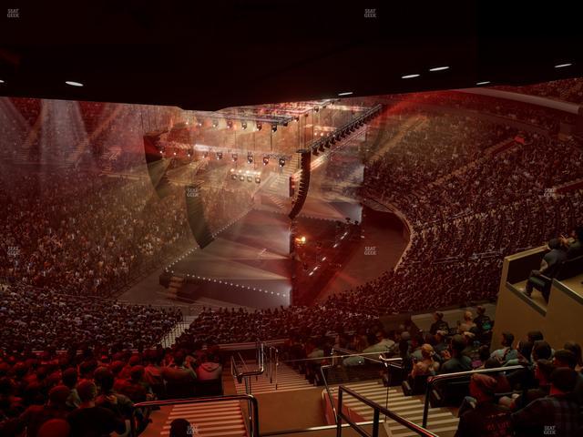 Madison Square Garden - Section 412 Wc Seat View