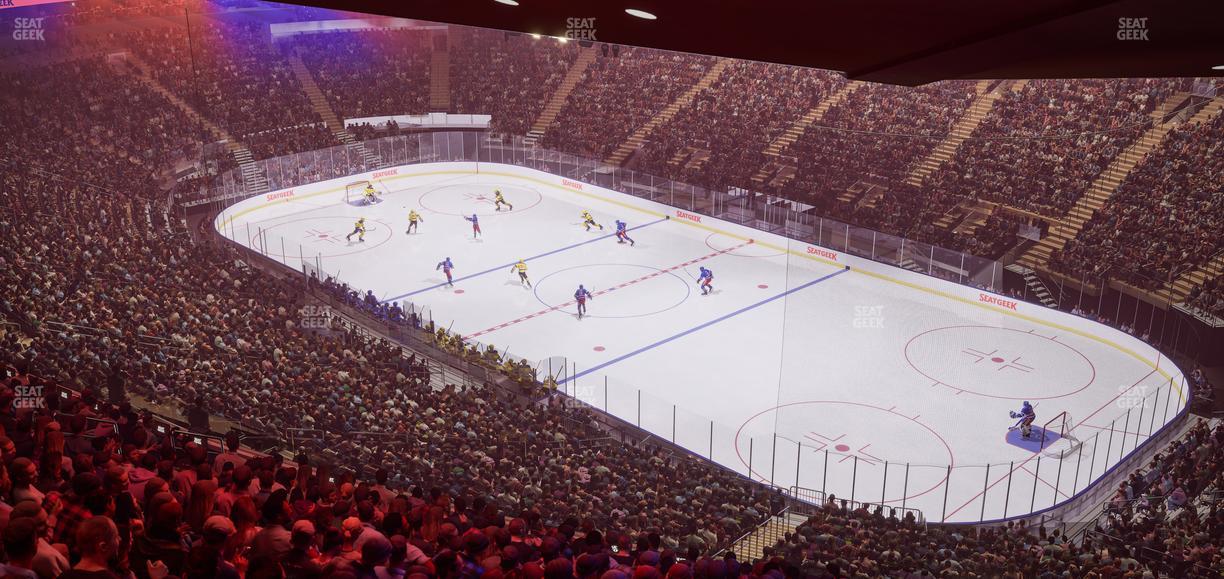 Madison Square Garden - Section 412 Wc Seat View