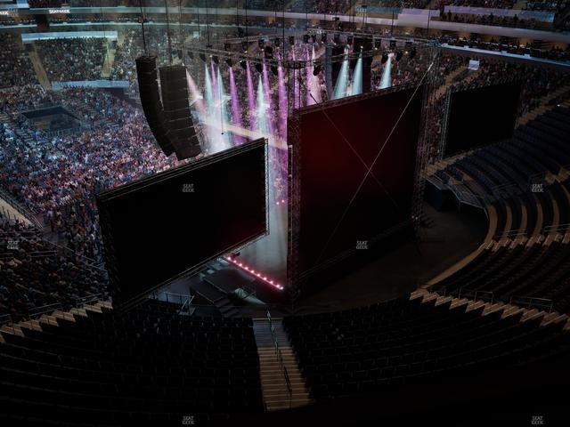 Official view from Section 414 at Madison Square Garden