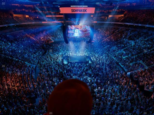 Madison Square Garden - Section 416 Seat View | SeatGeek