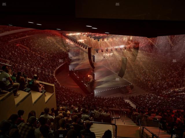Madison Square Garden - Section 421 Wc Seat View