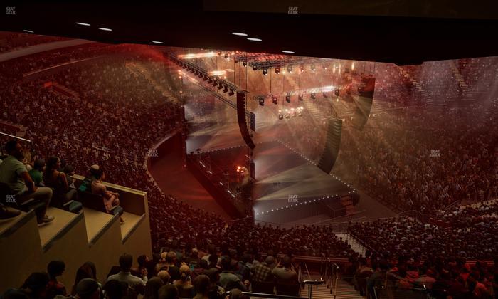 Madison Square Garden - Section 421 Wc Seat View