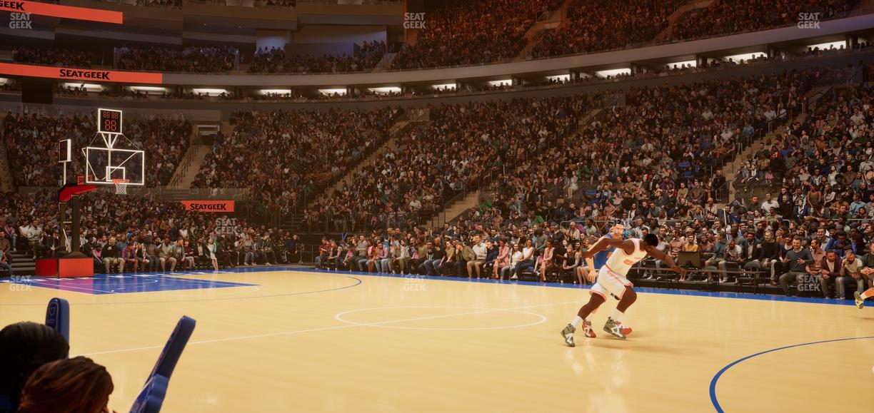 Madison Square Garden - Section 6 D Seat View