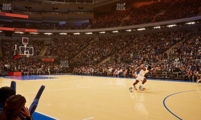 Madison Square Garden - Section 6 D Seat View