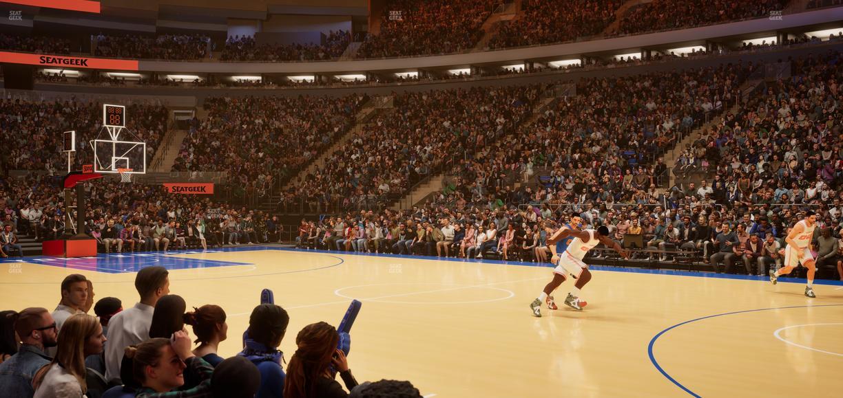 Madison Square Garden - Section 6 D Seat View
