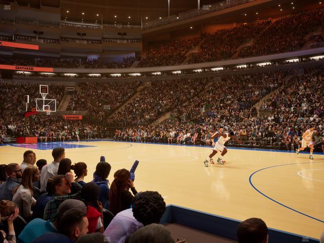 Madison Square Garden - Section 6 D Seat View