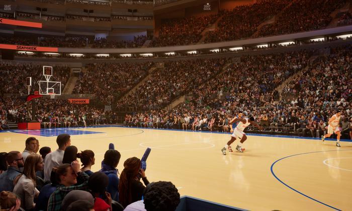 Madison Square Garden - Section 6 D Seat View