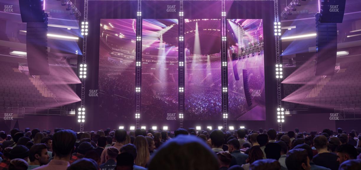 Madison Square Garden - Section Floor B Seat View