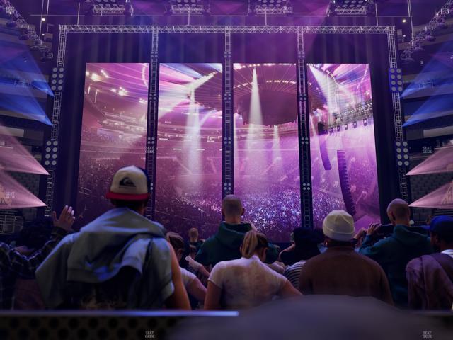 Madison Square Garden - Section Floor B Seat View