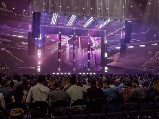 Madison Square Garden - Section Floor D Seat View