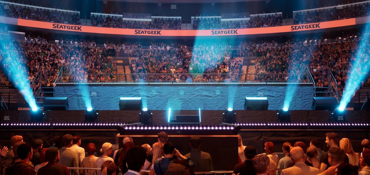 Madison Square Garden - Section Ga Pit Seat View