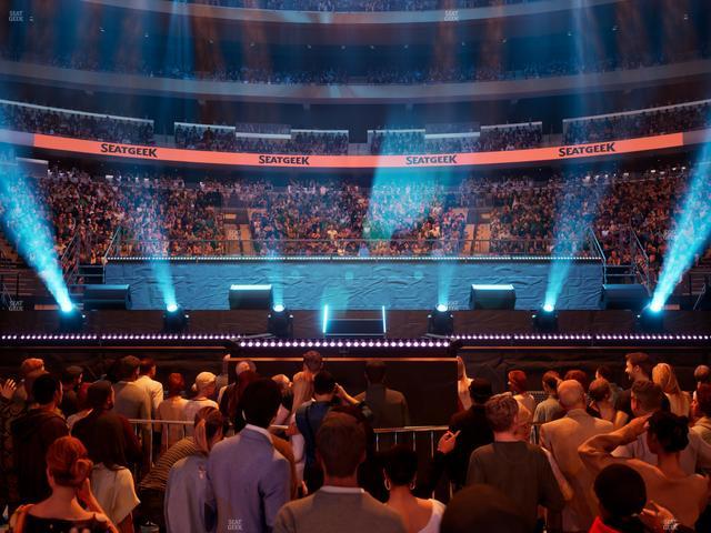 Madison Square Garden - Section Ga Pit Seat View