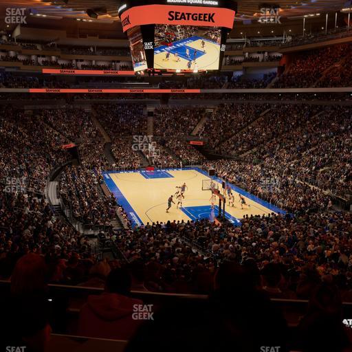 Madison Square Garden - Section Madison Club 60 Seat View