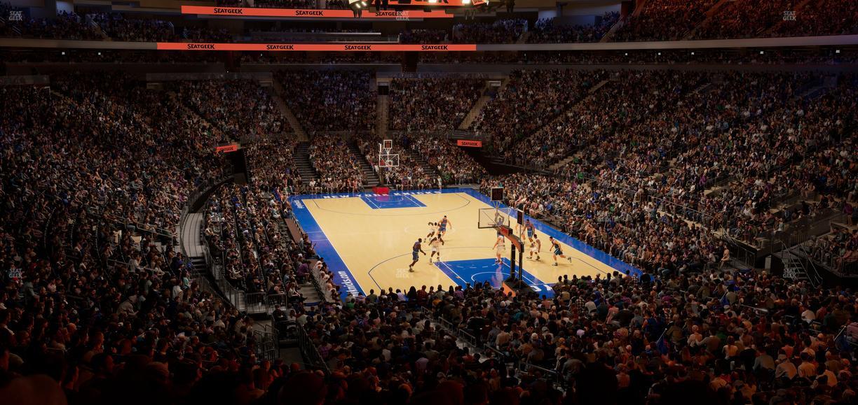 Madison Square Garden - Section Madison Club 60 Seat View