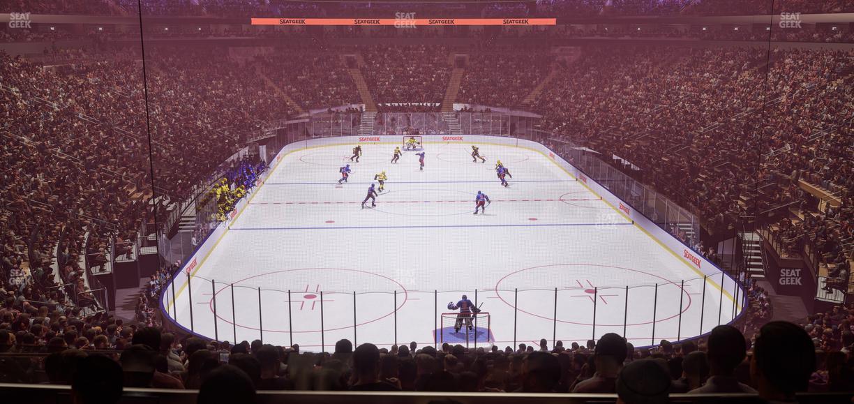 Madison Square Garden - Section Madison Club 62 Seat View